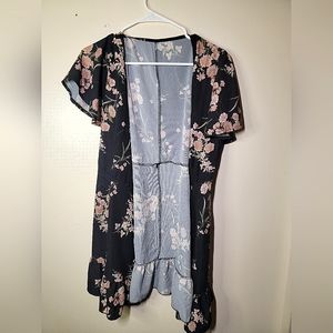 Floral kimono cardigan cute